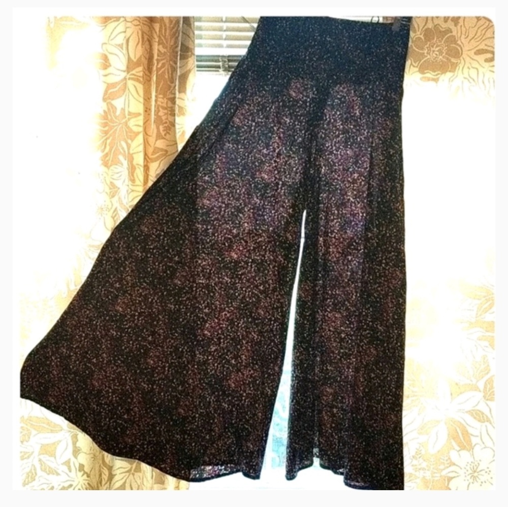 Amazing Sparkle & Fade High Waist, Wide Leg Pant